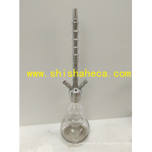 Shisha narguilé cachimbo cachimbo de água haste de aço inoxidável